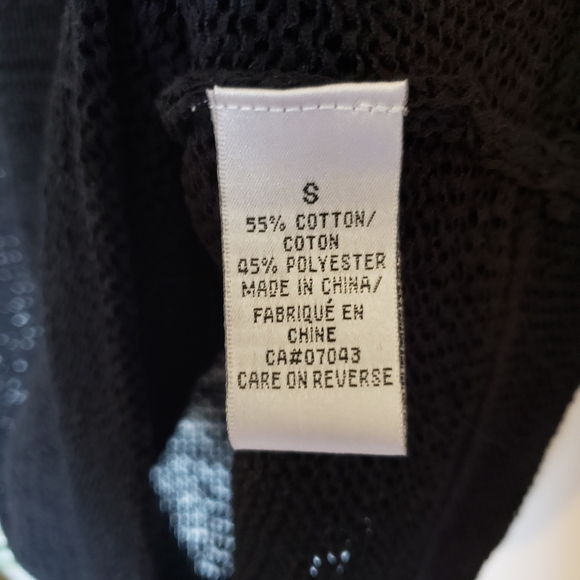 4/$30💕 WD.NY/ Black Loose Knit Short Slv Sweater - Picture 3 of 4